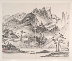 Landschaften, datiert 1814
