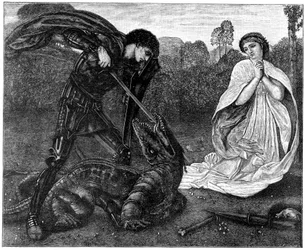 St. Georg und der Drache