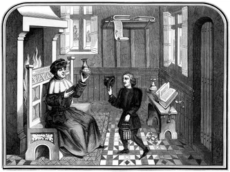 Im Haus des Arztes, 15. Jahrhundert 1849