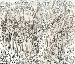Hochzeit von König Ludwig XII. von Frankreich und Mary Tudor, 16. Jahrhundert, 1849