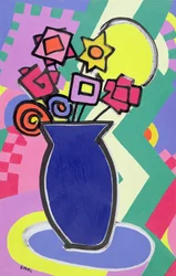 Blaues Vase, 2003