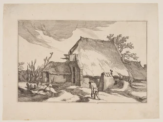 Tafel 5, aus Landschaften mit Bauernhäusern