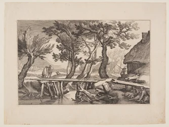 Tafel 8, aus Landschaften mit Bauernhäusern