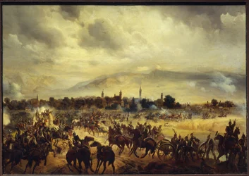 Eine Szene aus dem Unabhängigkeitskrieg in Ungarn 1849