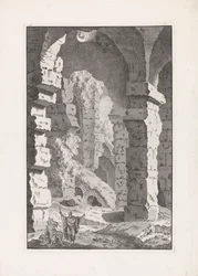 Musizierender Hirte zwischen Ruinen (Reliquiae antiquae urbis Romae)