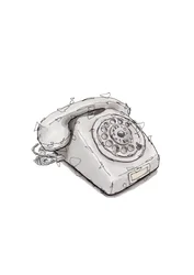 Nostalgisches Wählscheibentelefon