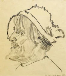 Konstantin Stanislavsky als Satin im Stück Die Niederungen von M. Gorki, 1922