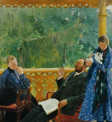 Familienporträt der Familie Polenow, 1904-1905