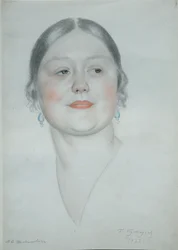 Porträt von Maria Dmitrievna Schostakowitsch