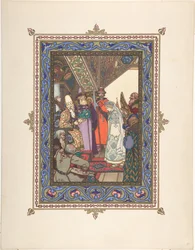 Illustration für das Märchen Snegurochka