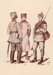 Soldaten der sowjetischen Roten Armee