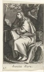 Heilige Sara von Libyen Sancta Sara Eremitinnen (Serientitel) Sacra Eremus Ascetriarum (Serientitel)