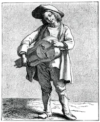 Ein Drehorgelspieler, 1737-1742
