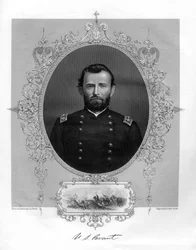 Ulysses S. Grant, amerikanischer General und 18. Präsident der Vereinigten Staaten, 1862-1867
