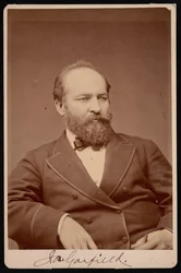 Porträt von James Abram Garfield, 1831-1881, vor 1876