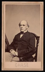 Porträt von Salmon Portland Chase 1808-1873, vor 1873