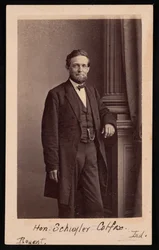 Porträt von Schuyler Colfax 1823-1885, vor 1885