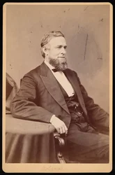 Porträt von Schuyler Colfax 1823-1885, vor 1885