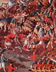 Detail (Ex-Voto, das die Schlacht von Guararapes darstellt)