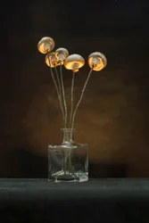 Beleuchtete Pilzvase