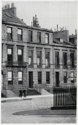 17, Heriot Row, Zuhause von Robert Louis Stevenson und seiner Familie in Edinburgh
