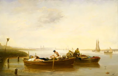 Greenwich von Blackwall Reach, ca. 1830-40
