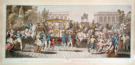 Rückkehr von Ludwig XVI. nach Paris (Gravur)