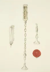 Siegel und Kette der St. Stephanskirche, ca. 1825