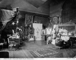 Atelier des florentinischen Malers Edoardo Gelli