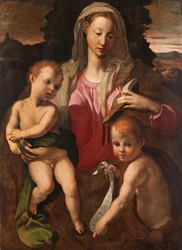 Madonna mit Kind und St. Johannes dem Täufer