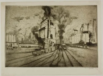 Chicago - Getreidesilos, South Deering