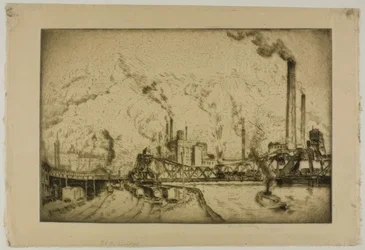 Chicago - Die B. & O. Brücke, 12. Straße
