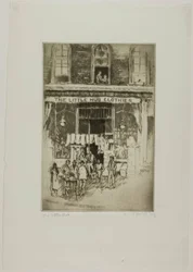 Chicago - Der Kleine Hub, South Clark und Harrison Straßen