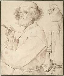 Der Maler und der Käufer, um 1565