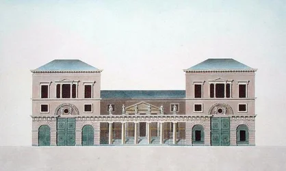 Teppichfabrik in Tournai, aus 