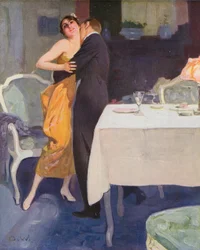 Eine leidenschaftliche Umarmung