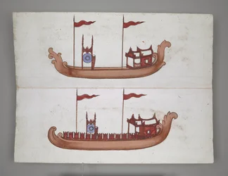 Königliche Barken und Boote