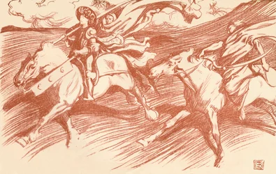 Der Ritter und seine Gefährten, ca. 1898