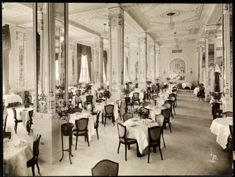 Ein Speisesaal im Robert Treat Hotel, Newark, New Jersey, 1916