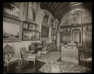 Die Kunstgalerie des Helen Gould Anwesens (ehemalige Jay Gould Residenz) in Tarrytown, New York, 1893-94