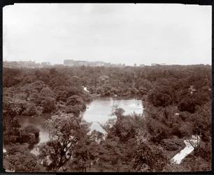 Blick auf den Central Park vom Plaza Hotel, 5th Avenue und 59th Street, New York, 1907