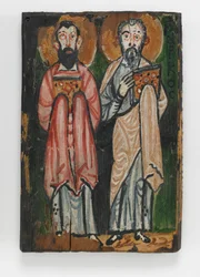 St. Matthäus und St. Johannes, rechte Abdeckung des Washington Manuskripts III