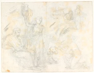 Psyche empfängt die Urne von Proserpina