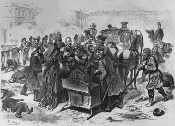 Ermordung von Zar Alexander II. in Sankt Petersburg, 13. März