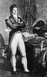 Porträt von Prinz Louis-Alexandre Berthier (1753-1815), französischer General, Marschall von Frankreich und Kriegsminister des Ersten Französischen Kaiserreichs, Gravur