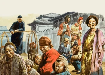 Elend durchstreifte das Land China