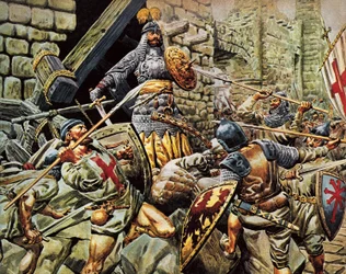 Musat an den Mauern von Cagliari, der Hauptstadt Sardiniens