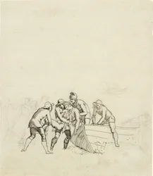 Die Fischer von Hornbæk - Studie zur Hauptgruppe