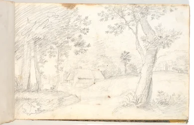 Landschaft, nach grafischer Vorlage?