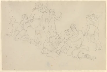 Moses lässt das Rote Meer zurücktreten und die Armee des Pharao überfluten - Studie zu Israeliten nach der Wanderung durch das Rote Meer